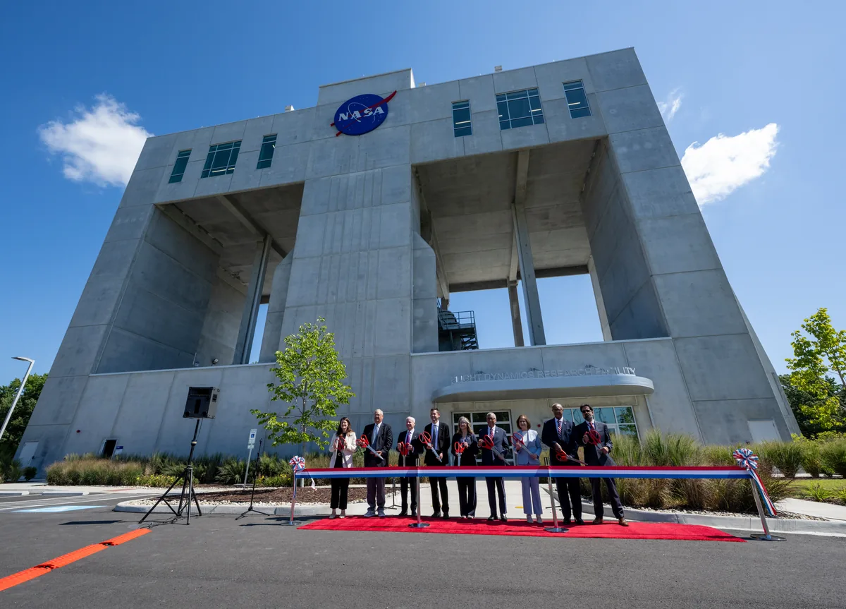 美国国家航天局（NASA）在兰利研究中心启用最新风洞
