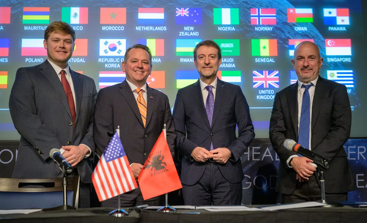 NASA Welcomes Albania as Newest Artemis Accords Signatory