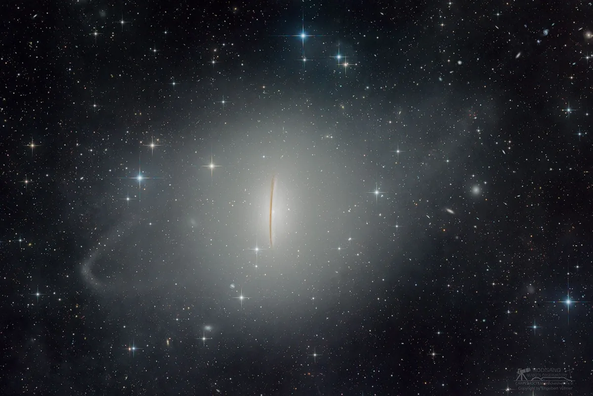 APOD: 2026 October 5 – M104: The Sombrero Galaxy’s Tidal Streams